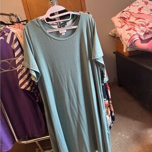 LuLaRoe Teal Dress